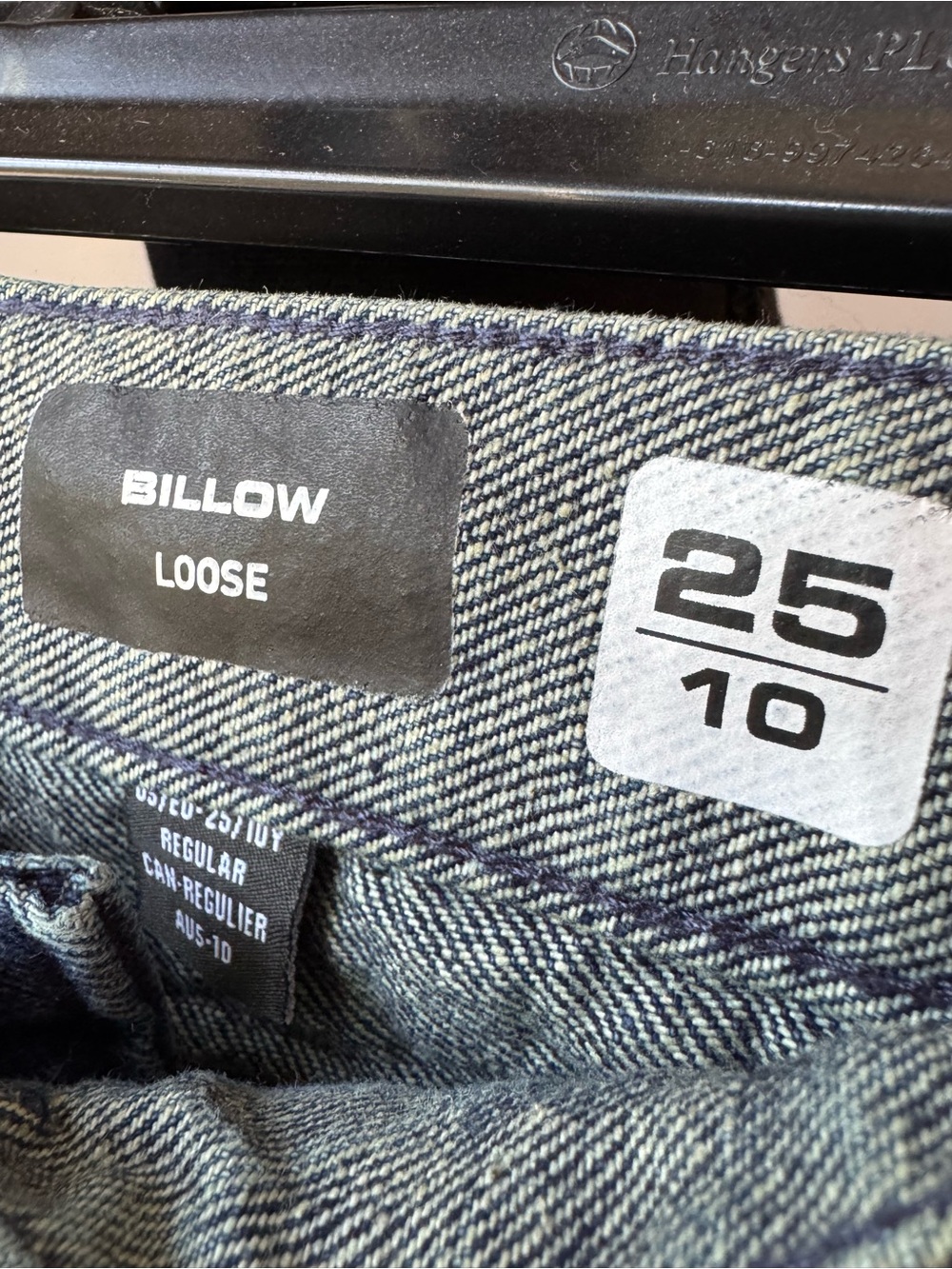 Volcom boys  Dark Blue Wide-Leg Jeans 10/25 NWT - Picture 4 of 8